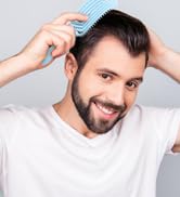 Hair Brush,Detangling Hair Brushes, Detangler Curved Vented HairBrush for Women Men Black Natural...