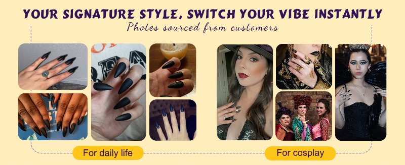Morily Halloween Press on Nails