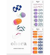 ohora Semi Cured Gel Nail Strips (N Snatched) - Works with Any Nail Lamps, Salon-Quality, Long La...