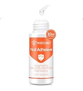 Modelones Nail Glue for Press Ons, Press On Nails and Acrylic Nails, 10 ML Super Strong Long Last...