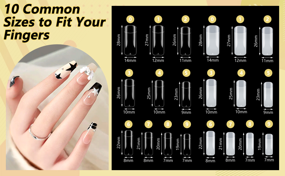 fake nail tips