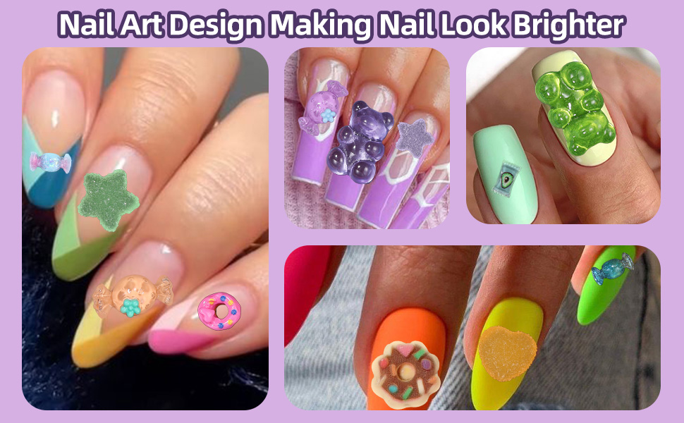 Candy Nail Charms