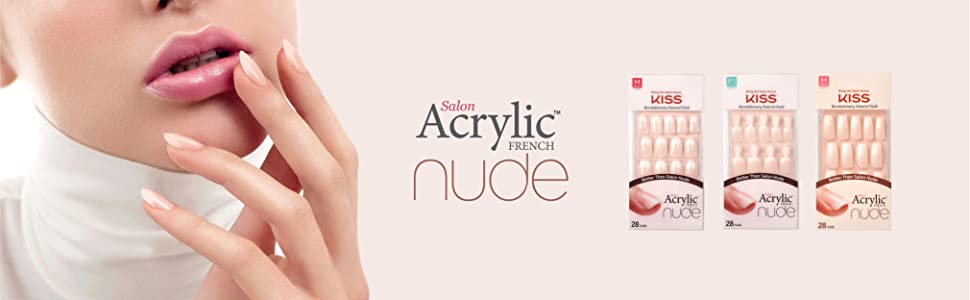 KISS Salon Acrylic French Nude