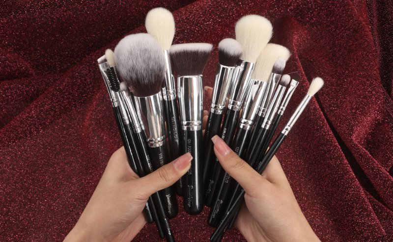 32Pcs Pearl Black makeup brushes 03