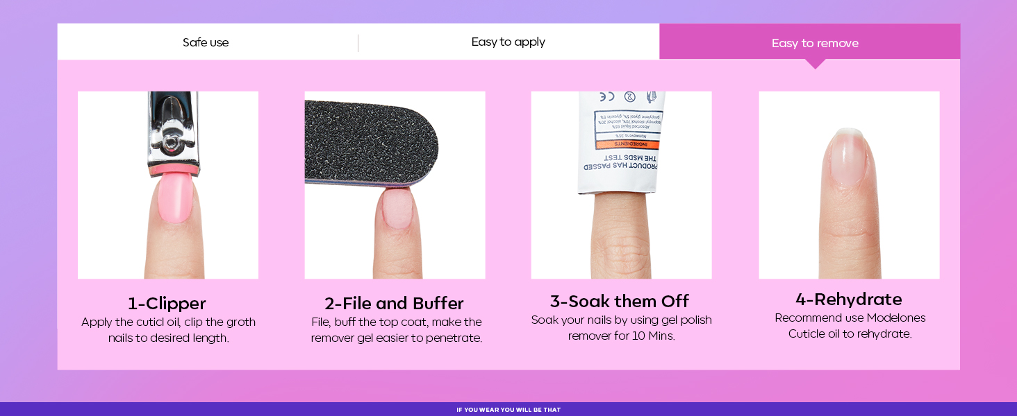 easy to remove