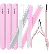 FANDAMEI Nail Kit, Nail Tools with Cuticle Trimmer, Glass Nail File, Nail Files for Natural Nails...
