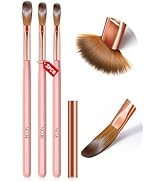 MAGIC ARMOR 3pcs Acrylic Nail Brush Set, Size 8/10/14 Acrylic Nail Brushes for Acrylic Applicatio...