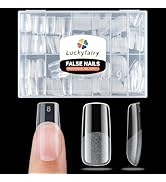 Luckyfairy Medium Square Nail Tips, 360pcs Soft Gel Pre-Shaped Acrylic Fake Nails, Half Matte Ful...