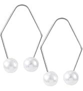 CustomyLife 2pcs Natural Dimple Maker for Cheeks, White Facial Muscle Dimple Trainer Shaper, Faci...