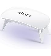 LED Gel Lamp for Gel Nail Strips by ohora - 6W Max, 2 Timers (45s / 60s), Portable Lamp for Curin...