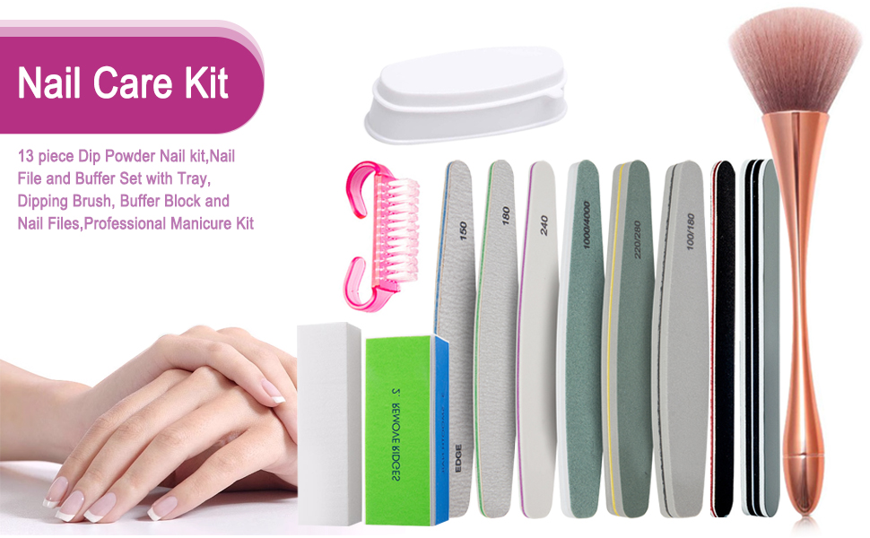 13 piece Dip Powder Nail kit