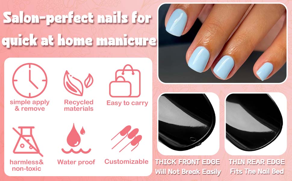 press on nails short glue on nails white fake nails pink acrylic nails nude nails press ons
