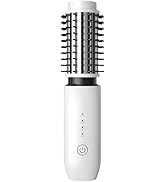 3-in-1 Cordless Curling Brush Iron & Heated Round Curling Brush & Hair Straightener Brush, Portab...