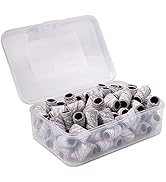 100 Pcs Large Zebra Nail Drill Bits Sanding Bands for Nail Drill 80 Coarse Grit – Nail File for A...