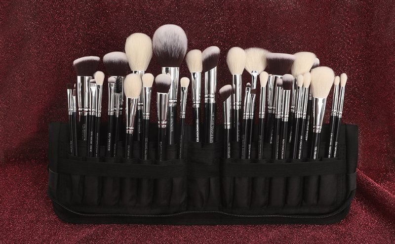 32Pcs Pearl Black makeup brushes 05
