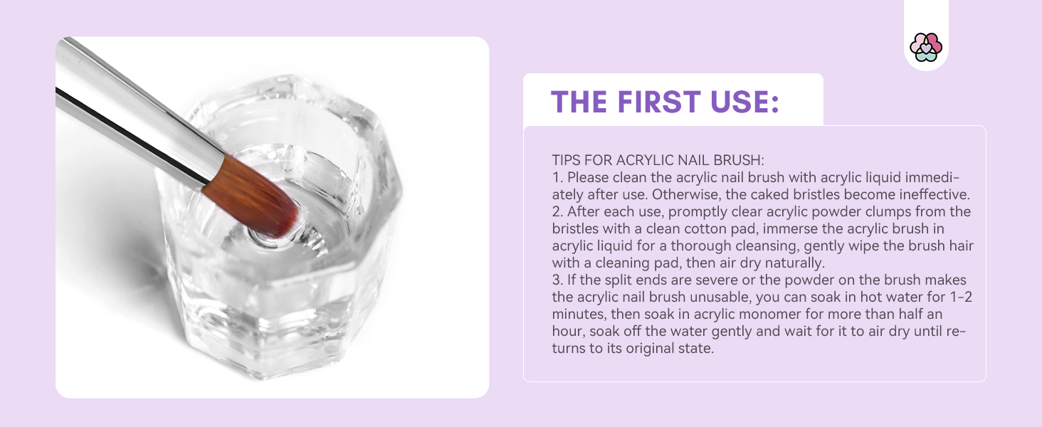 acrylic brushes cleaning tips
