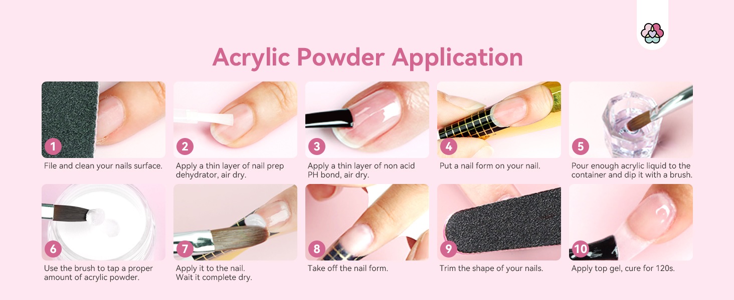 Acrylic Powder Application