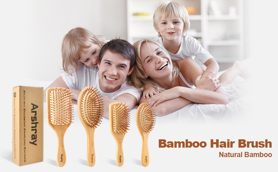 bamboo hair brush