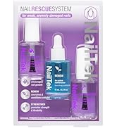 Nail Tek Rescue Kit – Nail Growth and Strengthener with Cuticle Oil, Nails Repair for Damaged Nai...