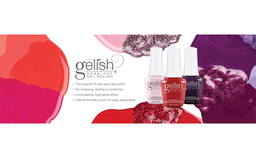 gelish, soak off gel polish, nail polish remover