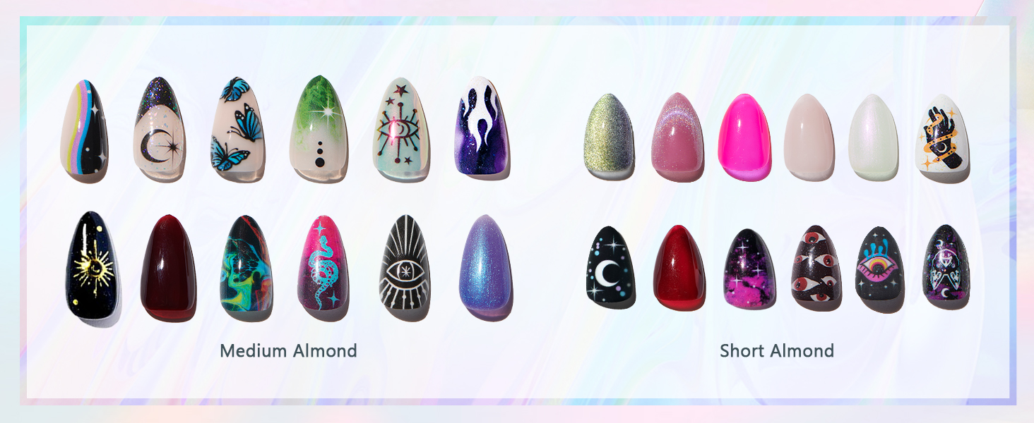 Almond shape press on nails