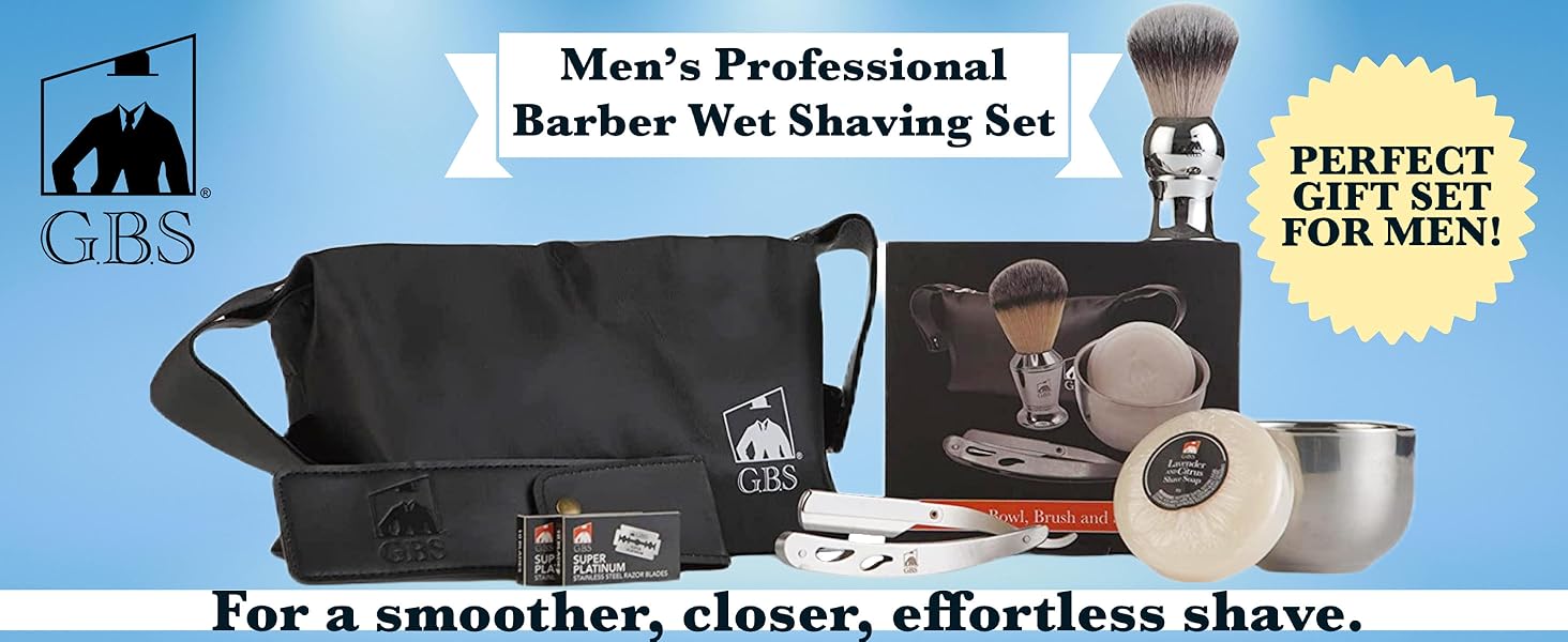 Wet shaving set