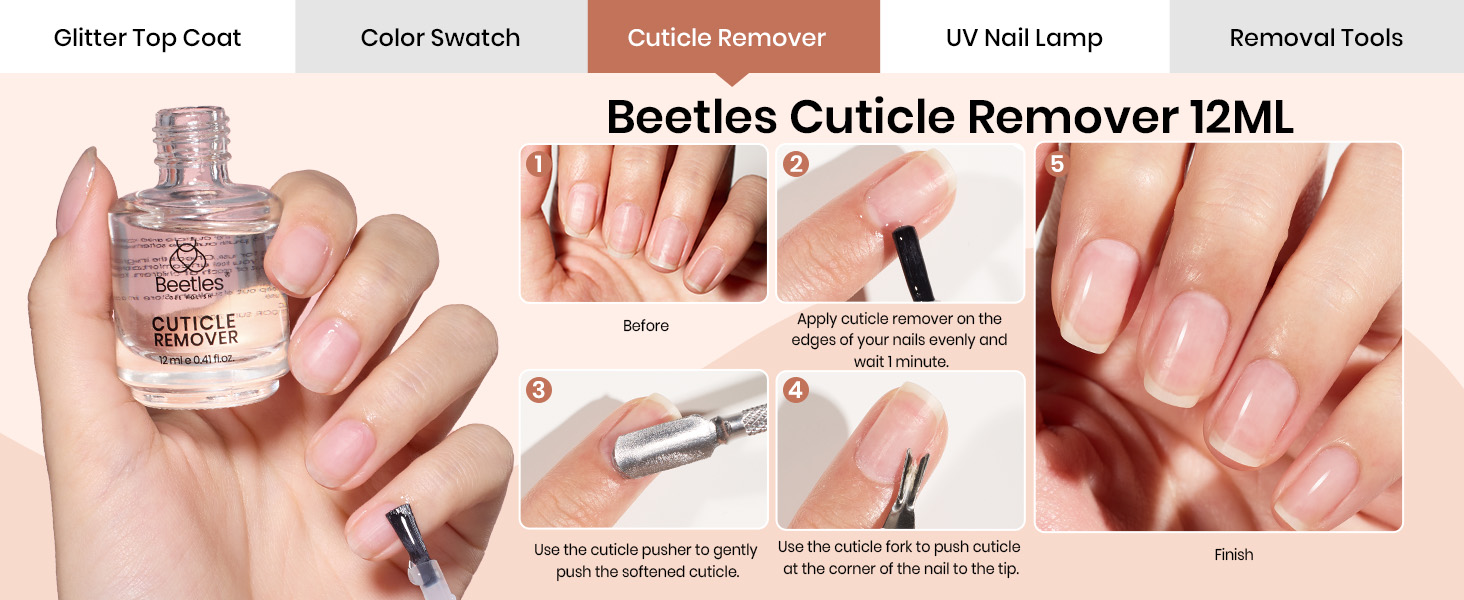 Beetles Gel Nail Polish Kit with U V Light