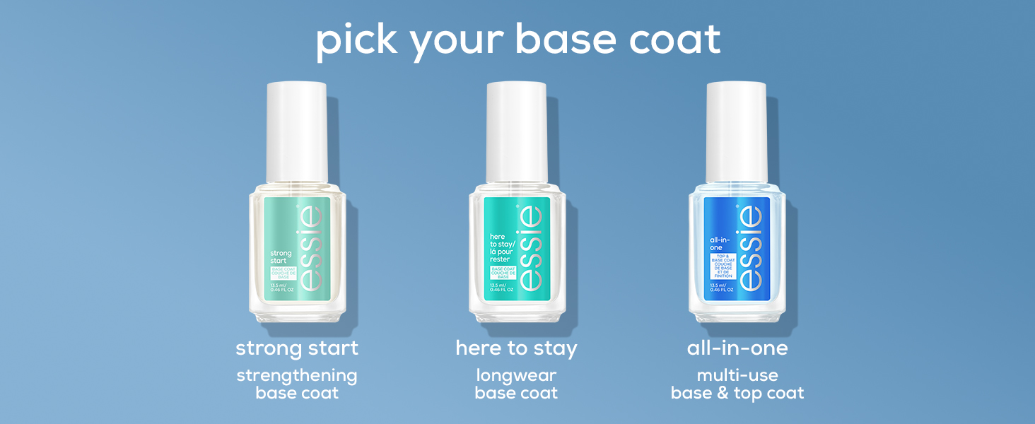 essie base coats