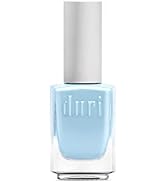 duri Nail Polish, 107S, Cloud True Blue, Pastel Blue shade, Semi Matte Finish.5 fl.oz.