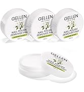 Gellen Nail Polish Remover Pads Non-Acetone Traditional Nail Polish Remover Wipes, 140pcs Travel ...