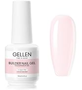 Gellen Builder Nail Gel, 7 in 1 Pink Gel Builder for Nail Thickening, LED Nail Lamp Cured Hard Ge...
