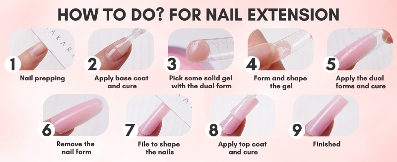 gel nail builder builder gel nail kit gel de construcción para uñas nail extension kit