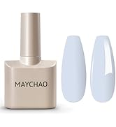 MAYCHAO 15ML Blue Gel Nail Polish 1Pc Baby Blue Gel Polish Soak Off UV LED Nail Polish Nail Art S...