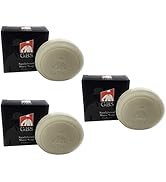 G.B.S 97% All Natural Shave Soap - Creates a Rich Lather Foam for Wet Shaving Experience (3 Pack ...