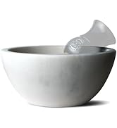 Lather & Wood Marble Shaving Cream Bowl - Premium Stone Holds Heat with Lather Ridges - White