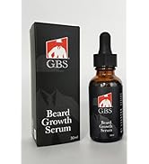 G.B.S Beard Natural Hair Growth Serum for Men with Patchy Facial Growth, Stimulate, Promote Hair ...