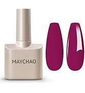 MAYCHAO 15ML Magenta Gel Nail Polish 1Pc Viva Magenta Gel Polish Soak Off UV LED Nail Polish Nail...