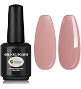 Mobray Gel Nail Polish Nude Gel Polish 15ml Nude Color Gel 0.5oz Soak off U V LED Gel Nail Varnis...
