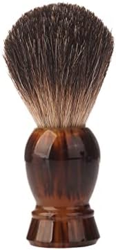 CSB Black Badger Hair Shaving Brush with Faux Tortoise shell Handle Beard Shave Brush