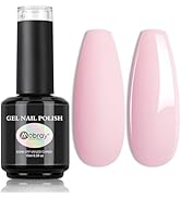Mobray Gel Nail Polish, Light Pink Gel Polish 15ml 0.5oz Baby Pink Nail Polish Gel, UV Long Lasti...