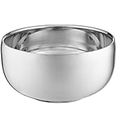 Perfecto Stainless Steel Shaving Bowl. Durable Metal Mug For Shaving Soap & Cream. Perfect Additi...
