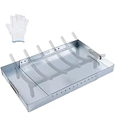 MYFIREPLACEDIRECT Adjustable Fireplace Tray | Expandable Fireplace Ash Pan with Handles for Up to...