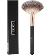 docolor Highlighter Brush Fan Brush Blush Brush Setting Makeup Brush Face Makeup Brush Synthetic ...