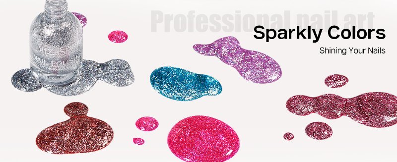 Sparkly Nail Polish Non Gel