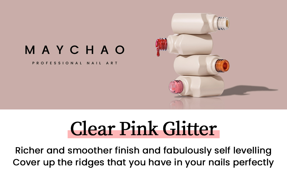 pink glitter nail polish