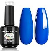 Mobray Gel Nail Polish, Royal Blue Gel Polish 15ml 0.5oz Dark Blue Nail Polish Gel, UV Long Lasti...
