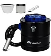 MYFIREPLACEDIRECT 1200W Ash Vacuum 5 Gallon Ash Vacuum Cleaner Collector Bucket with Blow Functio...