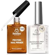 Beetles 15ml Protein Nail Prep Dehydrator and Primer Christmas nail Set - 2PCS Hema-Free & Acid F...
