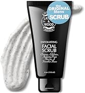 Lather & Wood's Face Scrub - Luxurious Exfoliating Mens Face Wash - 4oz Facial Cleanser
