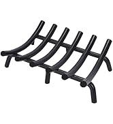 Fireplace Grate 17 Inch Solid Round Steel 3/4